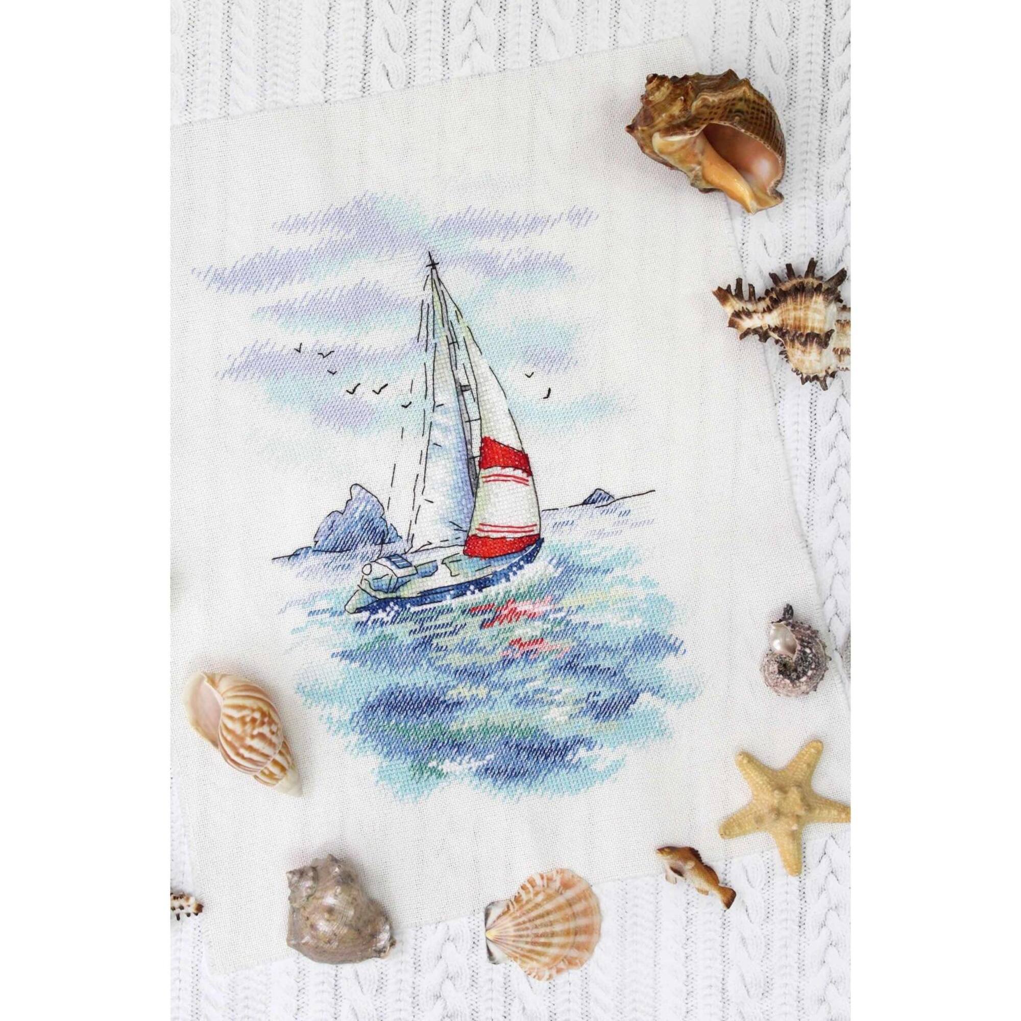 MP Studia Sea Regatta Cross Stitch Kit